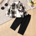 thumbnail image 2 of HCNTES Baby Boy Winter Clothes Toddler Boy Outfits Newborn Baby Boy Clothes Infant Boy Outfits Baby Hoodie Romper Fall Winter Baby Clothes for Boy, 2 of 9