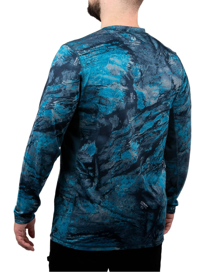 Realtree Fishing Men's Reversible Performance Fishing Tee Shirt