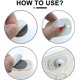 thumbnail image 2 of Mini ruedas giratorias autoadhesivas de acero inoxidable de 4 piezas - Polea giratoria para botes de basura y cajas de almacenamiento, ruedas silenciosas pequeñas giratorias de 360 ​​​​° JM, 2 of 5