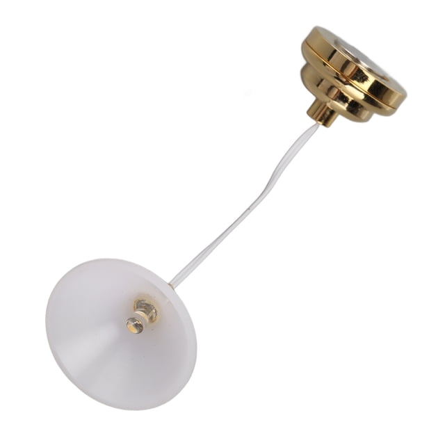 Dollhouse Chandelier, 1:12 Scale Dollhouse Ceiling Lamp LED Battery Powered For Decoration For Kids