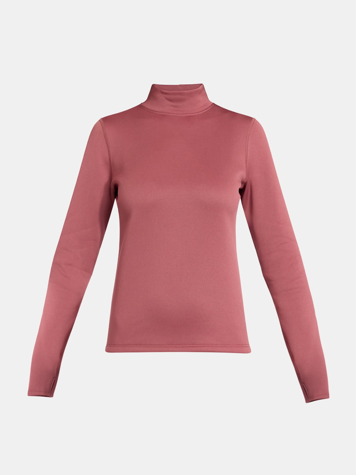 Ozark Trail Women's Warmest Thermal Long Sleeve Fleece Mockneck Top, Sizes XS-XXL