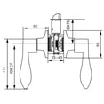thumbnail image 4 of Oil Rubbed Bronze Entry Door Lever, 6-Way Universal Fit, Front and Back Door, 4 of 16
