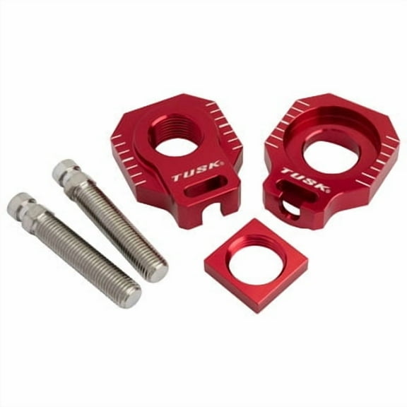 Tusk Racing Axle Block Red for Husqvarna TC 125 2014-2015