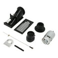 RC Boat Thruster Jet Pump Set 40mm with 775 Brushed Motor Black