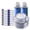 Dark Blue, variant on 175/350 Piece Dark Blue Plastic Dinnerware Set for 25 Guests, Disposable Plates with Cutlery & Cups