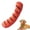 D, variant on IUAMXWU Squeaky Plush Dog Toy - Shrimp Shape Soft Plush for Small to Medium Dogs