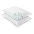 thumbnail image 3 of Vibe Embossed Gel-Infused Memory Foam Cluster Pillow, 2 Pack, Standard (20” x 26”), 3 of 8