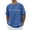 Blue, variant on Mens Knit Polo Short Sleeve Canadian Art Typography Print Modern Graphic Mens Rugby Shirt,White,M
