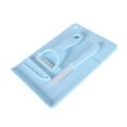 thumbnail image 2 of Kitchen Fruit Ceramic Knife Set Fruit Vegetable Peeler Chopping Board Light Blue, 2 of 2