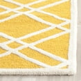 thumbnail image 3 of SAFAVIEH Cambridge Judy Geometric Wool Area Rug, Gold/Ivory, 2'6" x 4', 3 of 7