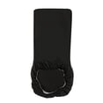 thumbnail image 3 of Funda elástica gruesa para sillas, diseño universal y moderno, ideal para comedor o hogar, incluye respaldo, paquete de 4, color negro., 3 of 6