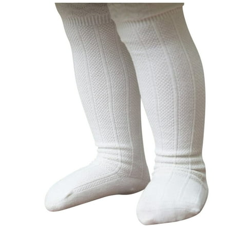 

Baby Girls Boys Uniform Knee High Socks Tube Ruffled Stockings Infants And Toddlers
