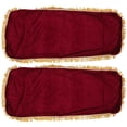 thumbnail image 1 of IFANLANDOR 2Pcs Durable Piano Keyboard Covers Dark Red Dust Protectors for Music Instruments, 1 of 6