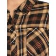 thumbnail image 4 of Terra & Sky Women's Plus Size Plaid Button-Down Shirt, 4 of 5