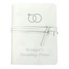 Wedding Rings Custom Genuine Leather Wrap Journal, 5 3/4" x 4 1/2"