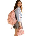 thumbnail image 3 of School Backpack Set for Girls Cute Strawberry Printed Multi Pockets Casual Daypack with Crossbody Bags and Pencil Case, 3 of 4