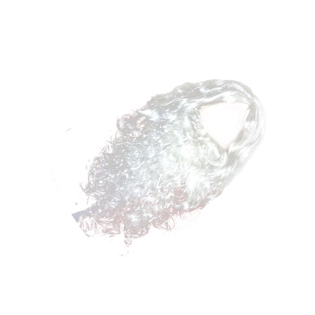 Qarigey Papá Noel Cabello Papá Noel Barba Blanco Papá Noel Conjunto de pan largo Accesorio de Navidad Accesorios de disfraces de Papá Noel para Ropa, zapatos y accesorios Miscelánea Qarigey AP005912-00