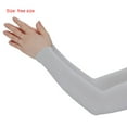 thumbnail image 4 of Arm Sleeve Sun Protection Anti-slip Sleeve Sun Protection Arm Arm Cover Cooling Sports Protector for Cycling Driving, Gray, 4 of 9