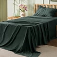 thumbnail image 1 of Juego de sábanas Bedsure Twin XL para dormitorio, 3 piezas, color verde bosque, 1 of 7