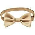thumbnail image 6 of Xfvqtps Boys Bow Tie Solid Color Bowties Adjustable Neckties for Uniform School Party Khaki, 6 of 7