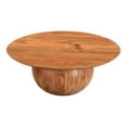 thumbnail image 2 of Moe's Home Table Basse Bradbury avec Design Circulaire, Acacia Naturel, 2 of 4