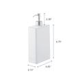 thumbnail image 7 of Yamazaki Home  Rectangle Shower Dispenser - Three Styles, ABS Plastic, Shampoo, 24 fluid oz., 700 ml White, 7 of 7