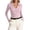 1Light Pink, variant on Xijirk Women's Long Sleeve TβShirt Polo Collar VβNeck Slim Fit Stretch Soft Basic Top for Casual Daily and Commute Wear,1Green,M