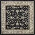 thumbnail image 2 of SAFAVIEH Lyndhurst Janel Traditional Bordered Area Rug, Anthracite/Cream, 3'3" x 5'3", 2 of 6