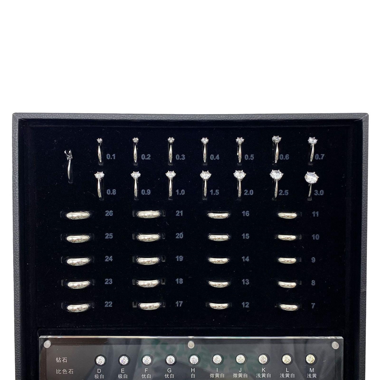 Segolike Diamond Tester Box Jewelry Testing Kit Diamond Selector Tool Case Diamond Test Kit Diamond Testing Kit for Grading Evaluation