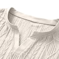 thumbnail image 5 of Lopecy-Sta Men Tank Tops Henley Notch Neck Diamond Cable Hollow Knit Sleeveless Summer Breathable Casual Shirts, 5 of 7