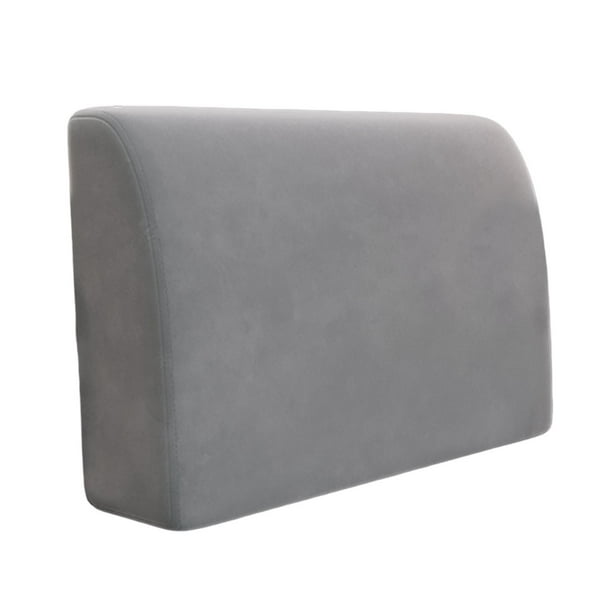 Cojín de cuña para espalda, para oficina, lectura, sofá, portátil, para parte baja de espalda, suave, para trabajar, almohada ergonómica para Gris claro