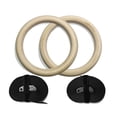 thumbnail image 3 of Bangcool 2PCS Gymnastic Ring Heavy Duty Hanging Ring Exercise Ring with 2 Hanging Strap, 3 of 4