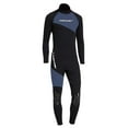 thumbnail image 2 of 3mm Neoprene Scuba Diving Suits Back , Gray, XXL, 2 of 10