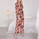 thumbnail image 3 of Balery Skull rock record music heart Conjunto de Pijama con Estampado para Mujer, Conjunto de Dos Piezas con Manga Larga, Ropa de Dormir Suave con Bolsillos, Pijamas Cómodos-Small, 3 of 7
