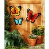 wall art indoor / outdoor metal wall decor butterfly set of 3