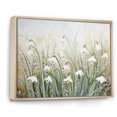 thumbnail image 2 of Designart "Charming Farmhouse Snowdrop Blossoms I" Snowdrops Floater Framed Canvas Art Print, 2 of 5
