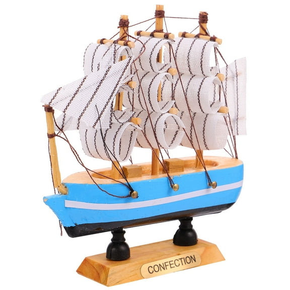 Worgeous Model Pirate Ship Cake Decorations Chic Ornament 10.00X10.00X2.20CM