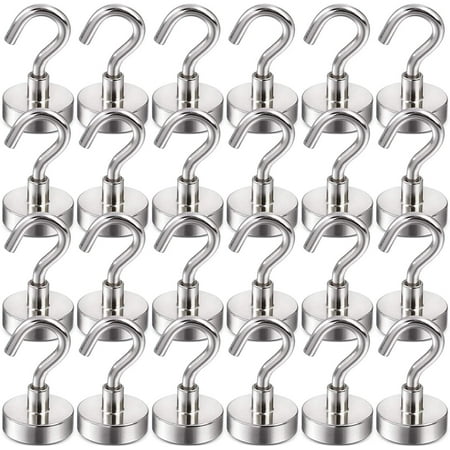 

DIYMAG 28 Pack Magnetic Hooks Facilitate Hook.
