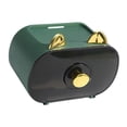 thumbnail image 3 of Wall Mounted Waterproof Toilet Paper Holder Fortune Cat Tissue Box Dispenser for Kitchen Bathroom Office, 3 of 5