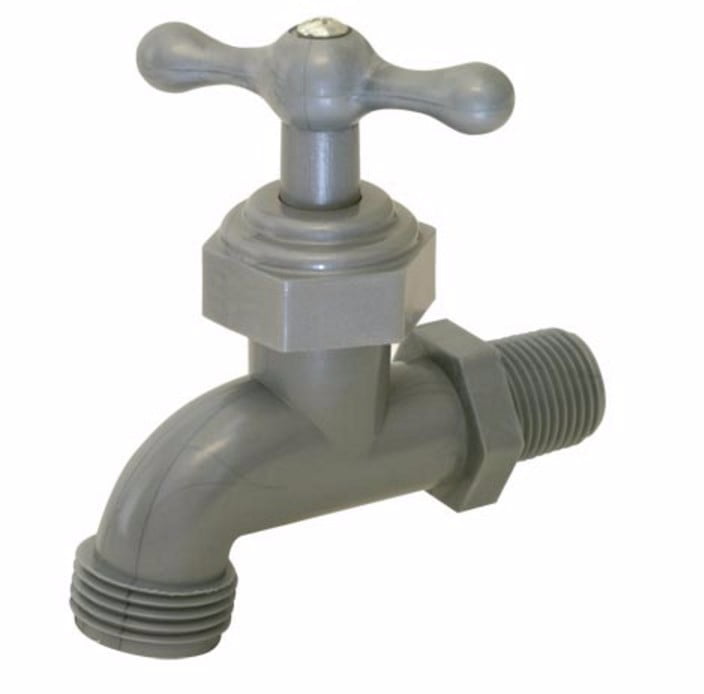 Celcon 3/4-in MIP X 3/4-in MHT Heavy Duty No Kink Hose Bibb - Foto 2