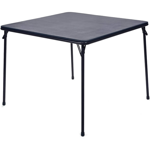 XL Series Durable Square Foldable Card Game Table, Navy