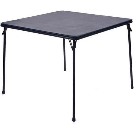 XL Series 38  Square Folding Card and Game Table  Wheelchair Accessible  Navy  38  x 38  x 29.5