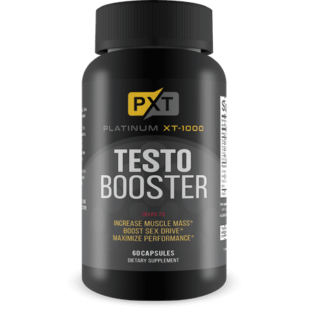 Platinum XT-1000 - Testo Booster - Naturally Increase Free Testosterone - Build Lean Muscle - Lose Weight - Improve Performance - 60 (Best Way To Lose Weight Naturally)