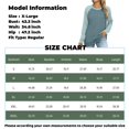 thumbnail image 3 of kytmyeq Women's Fashion Casual Round Neck Long Sleeve Print Raglan Sleeve Sweatshirt Top, 3 of 7