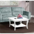 thumbnail image 2 of Convenience Concepts Table Basse Carrée American Heritage en Finition Bois Blanc, 2 of 5