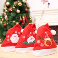thumbnail image 1 of Gorro de Feliz Navidad, gorro de Año Nuevo, muñeco de nieve, alce, Papá Noel, sombreros para niños, niños, adultos, regalo de Navidad, 3 uds. JAMW Sencillez, 1 of 5