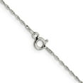 thumbnail image 3 of 925 Sterling Silver Rope Chain Styles Necklace 1.25 mm Loose 30 inch, 3 of 4