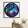thumbnail image 1 of Cuadros Decorativos Pintura de diamante 5D DIY Taladro redondo completo Aurora Nightscape Decoración del hogar Arte DQrwqpou  embutido en tela, 1 of 7