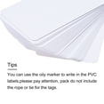 thumbnail image 4 of Etiquetas de envío de plástico impermeables Uxcell de 50 piezas blancas 2 x 3.5", 4 of 6