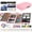 Pink, variant on KINSPORY 139 pack Deluxe Portable Double Layers Wooden Coloring Drawing Kit with Sketch Pads, Art Set Gift for Artist Adults Beginners Kids (Brown)